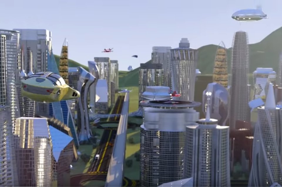 Flying cars in Decentraland